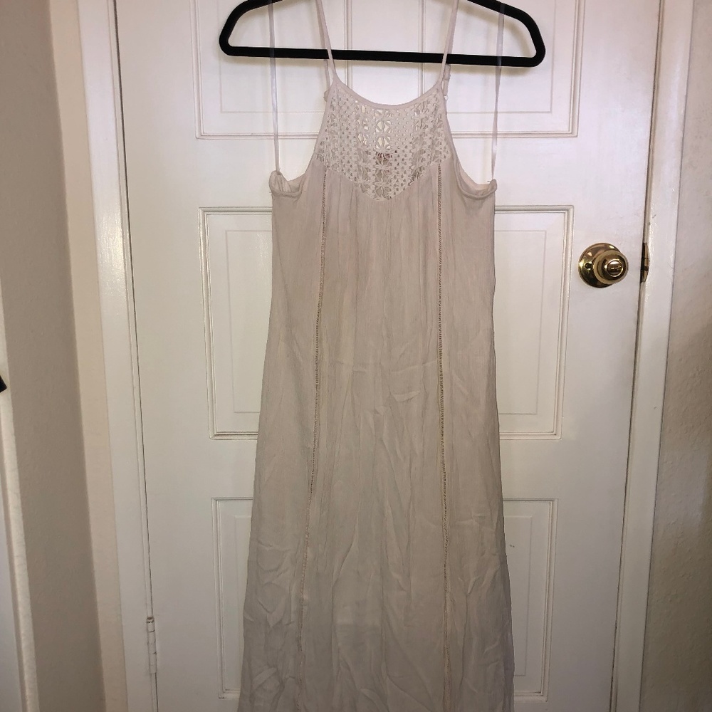 Cream flowy dress